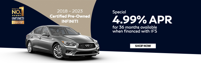 2018-2023 certified pre-owned INFINITI