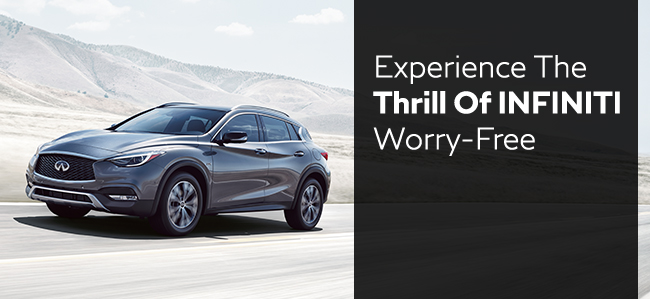 Experience the thrill of INFINITI worry-free