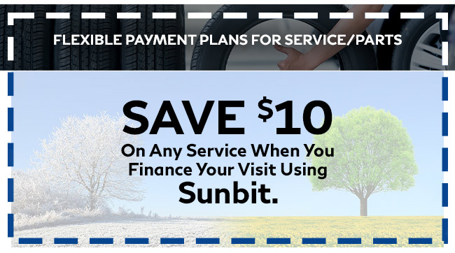 Save $10 on any service when you finance your visit through Sunbit