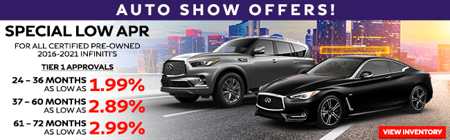 Certified Pre-Owned 2016 – 2021 INFINITI’s