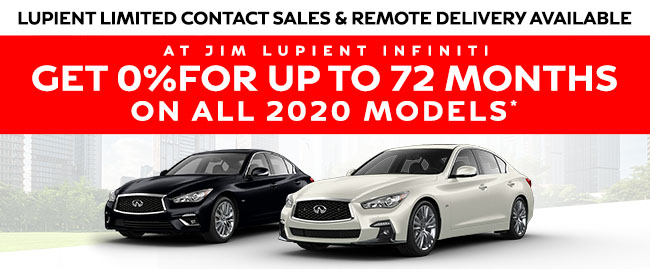 0% Financing For Up To 72 Months On All 2020 INFINITIs