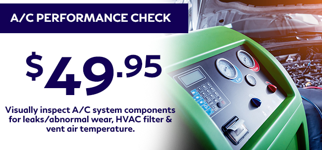 A/C Performance Check