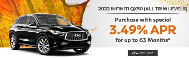 Special offer on INFINITI Models