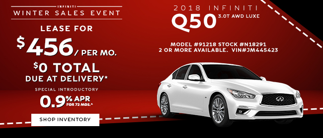 2018 INFINITI Q50 3.0T AWD LUXE