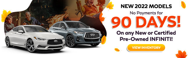 90 days to pay Special offer on INFINITI Models