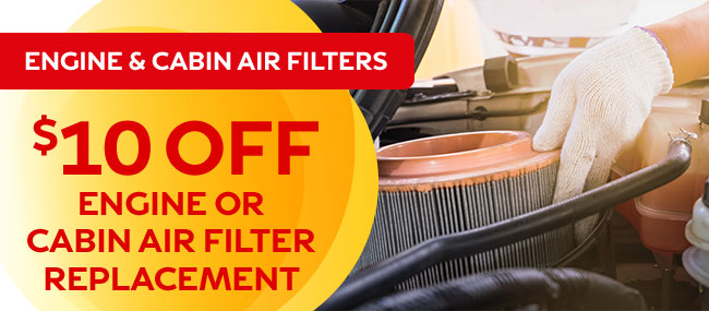 ENGINE AND CABIN AIR FILTERS 