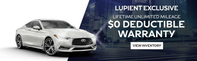 $0 deductible warranty Special offer on INFINITI Models
