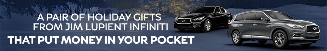 A Pair Of Holiday Gifts From Jim Lupient INFINITI