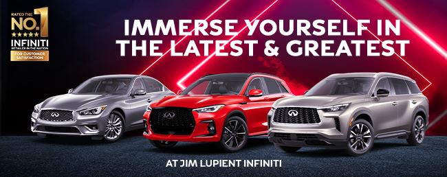 Immerse yourself in the latest and greatest at Jim Lupient INFINITI