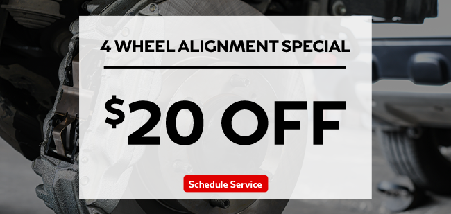 $20 off per axle when purchasing brake service