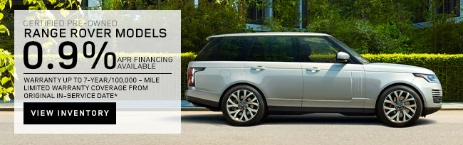 Certified Pre-Owned Range Rover Models