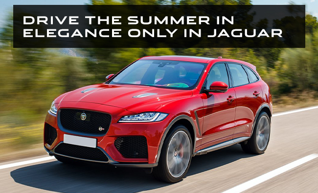Drive The Summer In Elegance Only In Jaguar
