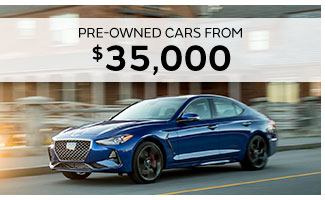 pre-owned cars from $35,000