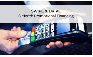 handing running a credit card promotional financing offer