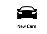 Service Icons: car, magnifying glass on car, tools, car on computer screen