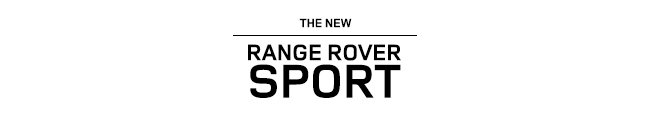 the new Range Rover Sport