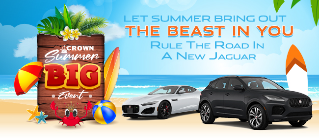 Let Summer Bring out the beast in you - Rule the road in a new Jaguar