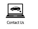 Service Icons: car, magnifying glass on car, tools, car on computer screen