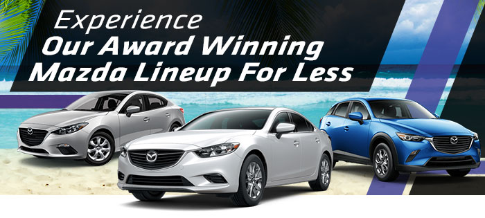 Experience Our Award Winning Mazda Lineup For Less