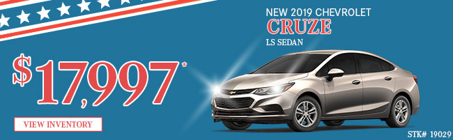 NEW 2019 Chevrolet Cruze LS Sedan