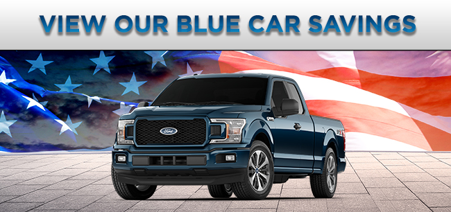 View Our Blue Car Savings