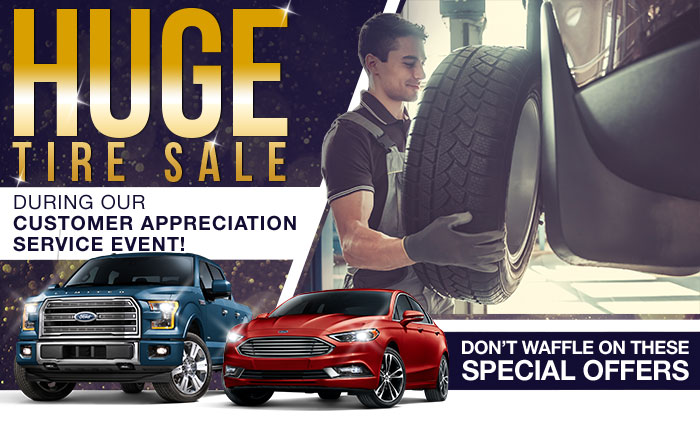 Huge Tire Sale During Our Customer Appreciation Service Event!