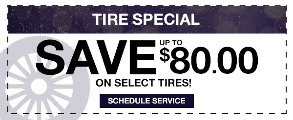 Save Up To $80 On Select Tires!