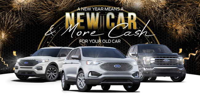 A new Year means a New Car and More Cash for your old car