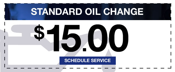 Standard Oil Change: $15.00