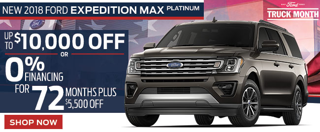New 2018 Ford Expedition Max Platinum