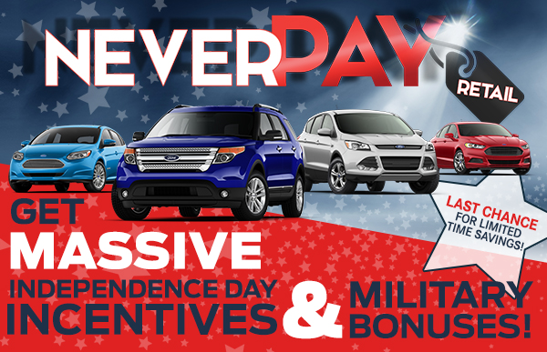 Get Massive Independence Day Incentives And Military Bonuses!