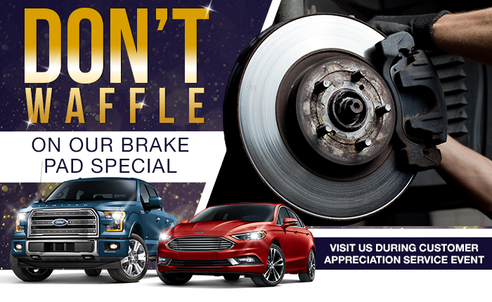 Don't Waffle On Our Brake Pad Special