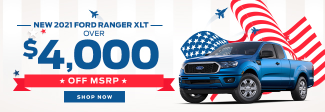 New 2021 Ford Ranger XLT