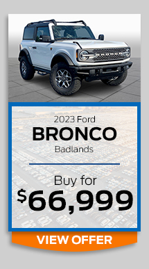 Ford bronco offer