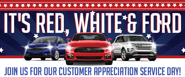 It's Red, White & Ford!