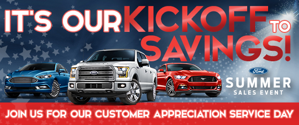 It's Our Kickoff To Savings!