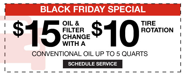 $15.00 Oil & Filter Change