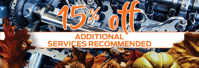 15% Off Additional Services Recommended