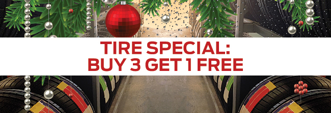 Tire Special: Buy 3 Get 1 Free