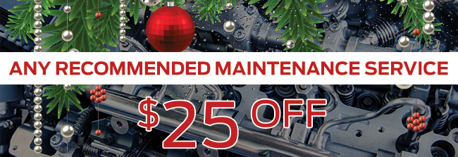 $25 Off Any Recommended Maintenance Service