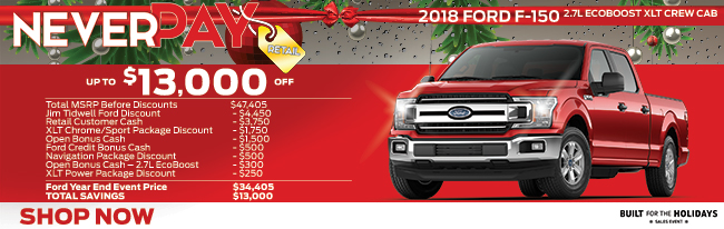 New 2018 Ford F-150 XLT