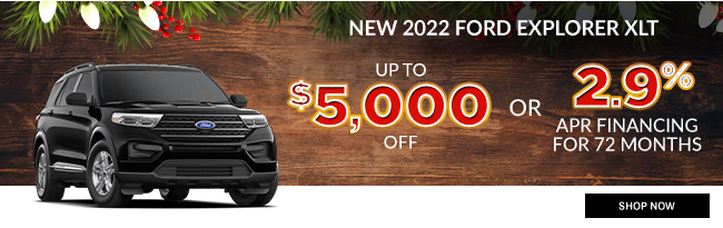 offer on 2022 Ford Explorer