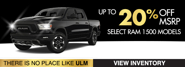Special offers on Select RAM 1500 models