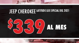 Jeep Cherokee latitude lux special del 2021