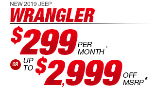 $299 or up to $2,999 Off MSRP