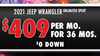 2021 Jeep wrangler unlimited sport