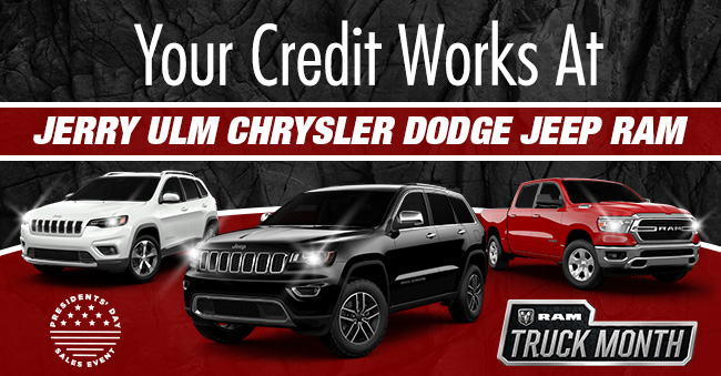 Your Credit Works At Jerry Ulm Chrysler Dodge Jeep RAM
