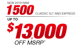 Up To $13,000 Off Msrp