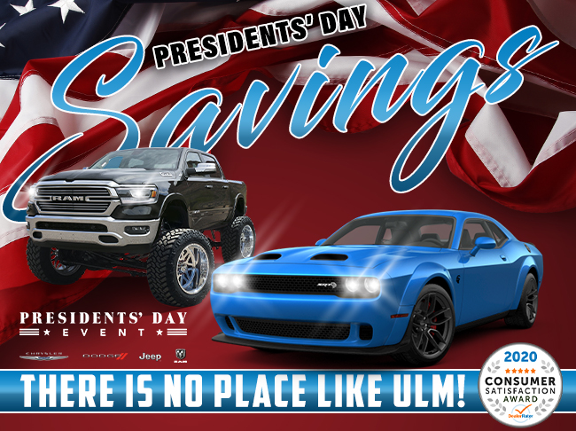 Presidents' Day Savings There Is No Place Like ULM