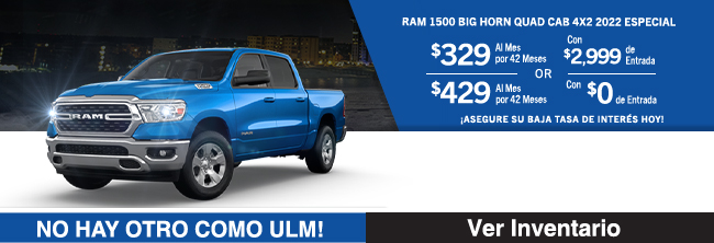 2022 RAM 1500 Big Horn Quad Cab